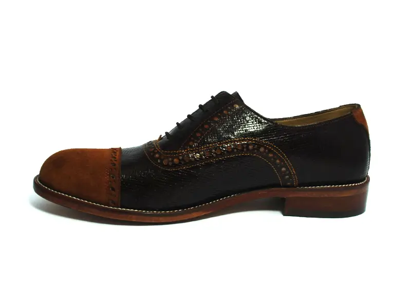 Kahverengi Çift Yüzlü Erkek Klasik Ayakkabı