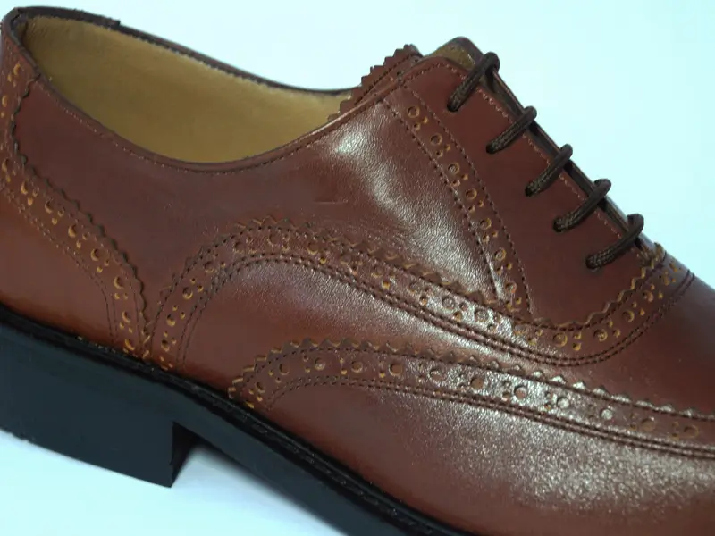 Kahverengi Deri Erkek Klasik Ayakkabı 5