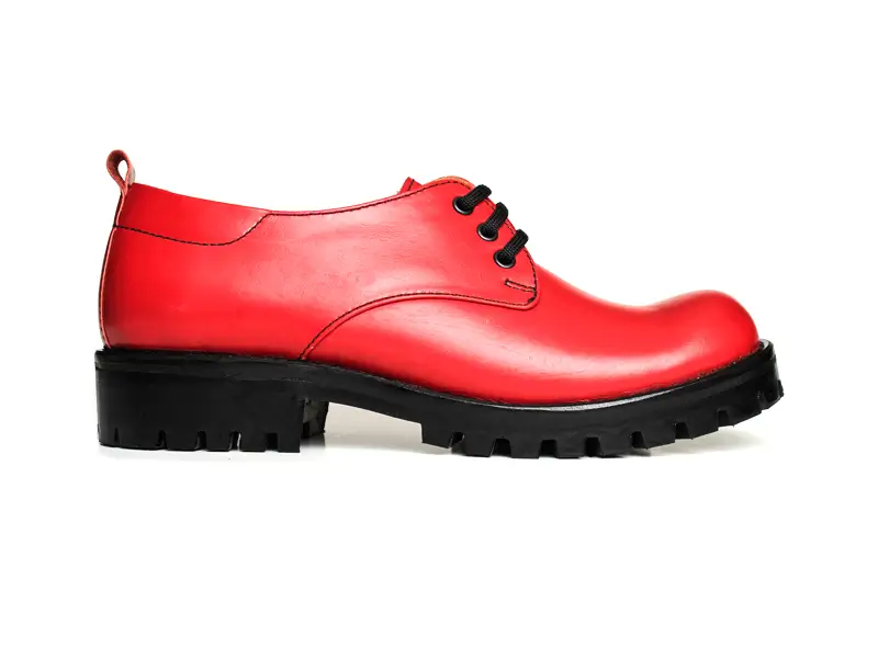 Kırmızı Palyaço Burun Kadın Ayakkabı 3