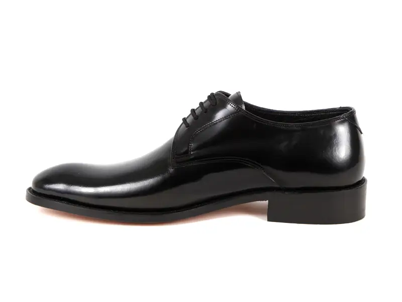 Siyah Açma Deri Erkek Klasik Ayakkabı