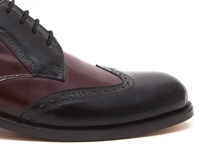 Siyah Bordo Açma Erkek Klasik Ayakkabı 4