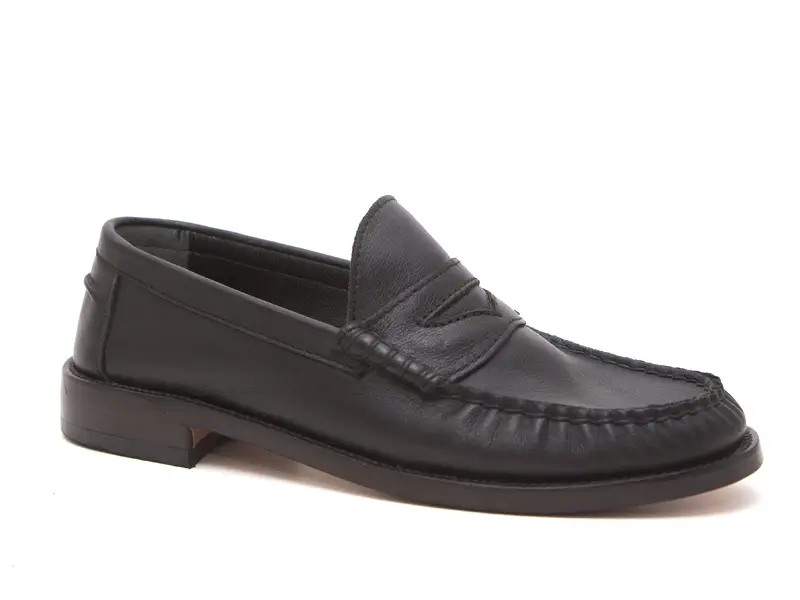 Siyah Loafer Erkek Klasik Ayakkabı 3