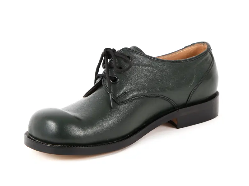 Yeşil Deri Kadın Klasik Ayakkabı 2