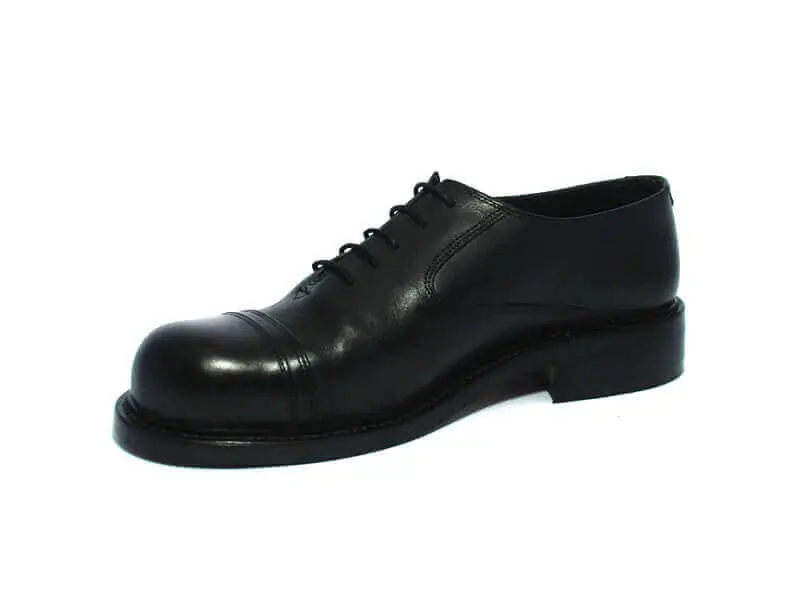Siyah Bağcıklı Kösele Erkek Klasik Ayakkabı 2