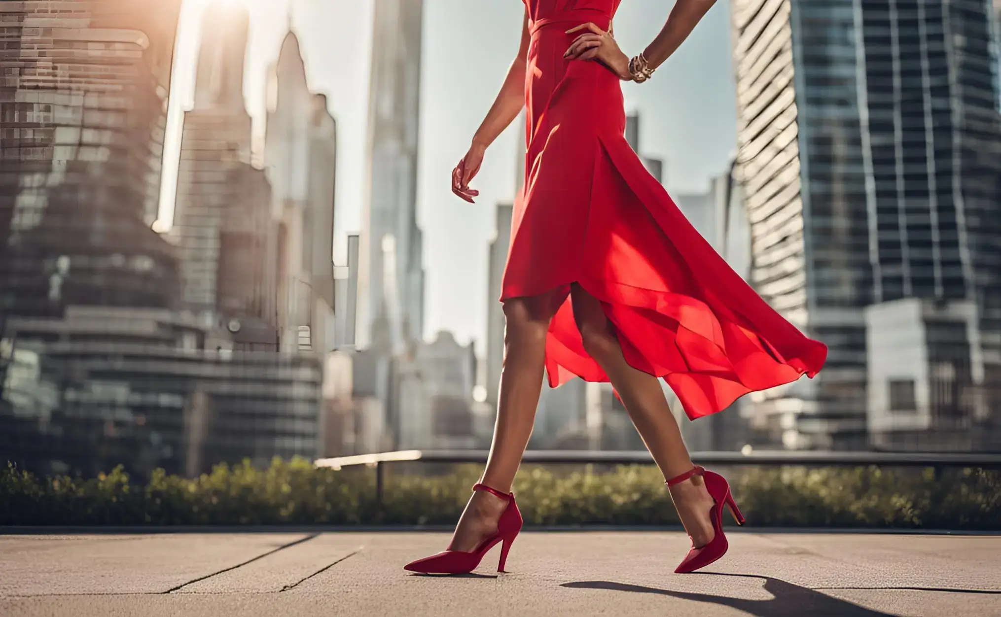 Kırmızı Elbisenin Altına Hangi Renk Ayakkabı Gider?