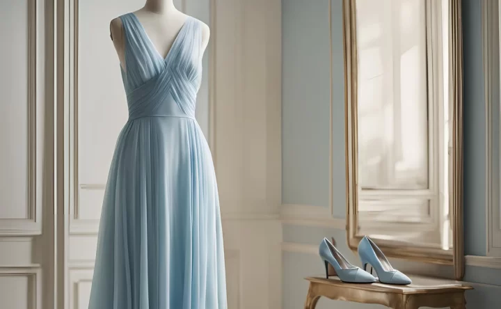 Mavi Elbisenin Altına Hangi Renk Ayakkabı Gider?